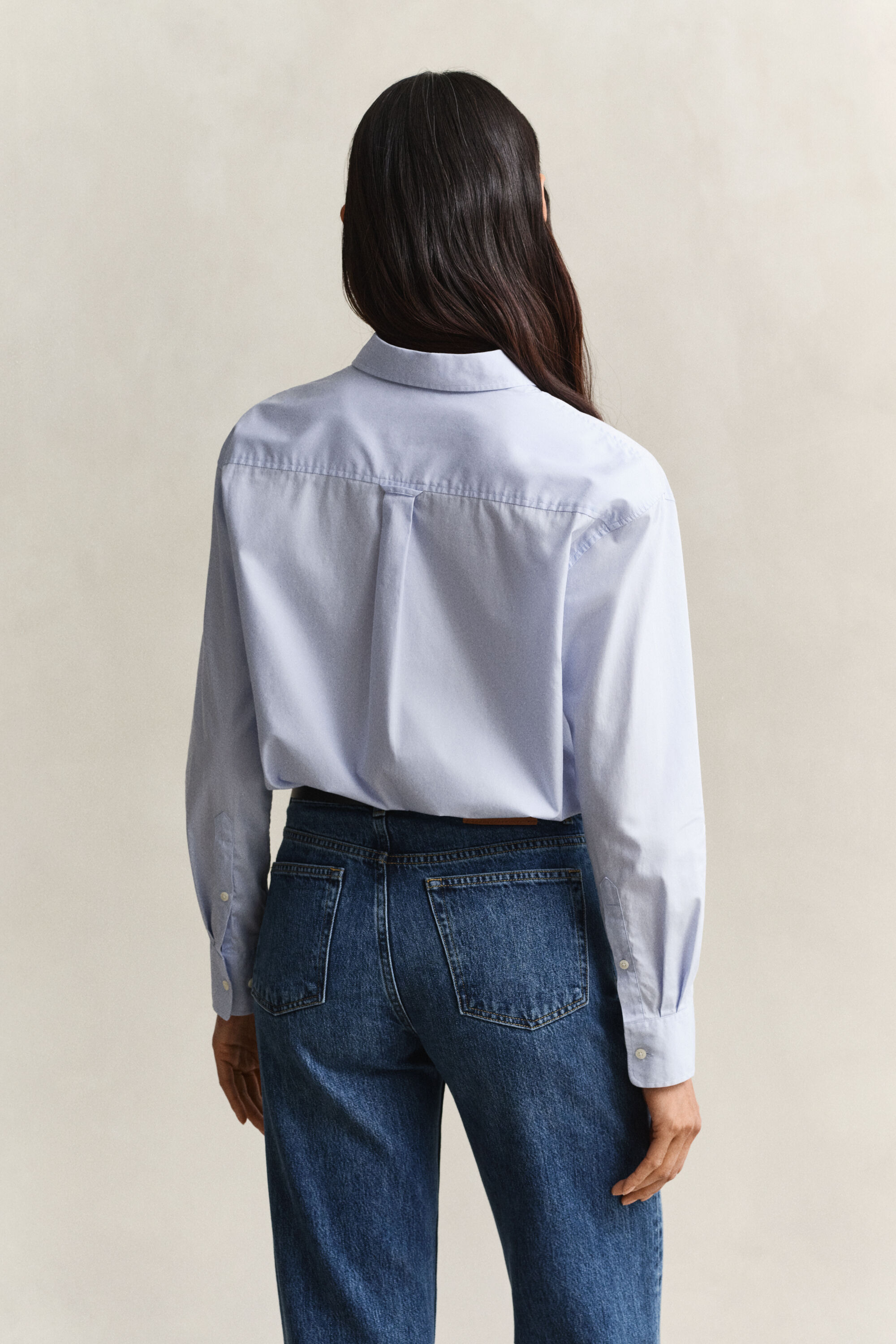 Relaxed fit ‑mitoitettu Classic-popliinipaita