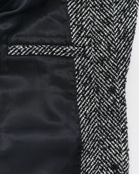 Relaxed fit ‑mitoitettu kalanruotokuvioinen bleiseri