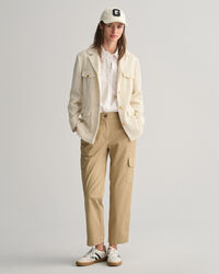 Slim fit ‑mitoitettu kohopintainen bleiseritakki