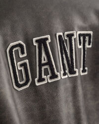 Nahkainen GANT Varsity Jacket