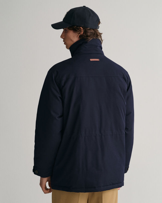 Topattu flanellikankainen maastotakki