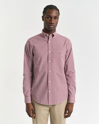 Regular fit ‑mitoitettu Classic Gingham -popliinipaita