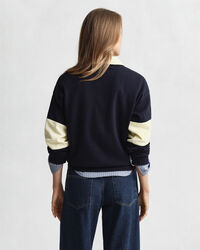 Kohopintainen monivärinen Rugger-pikeepaita