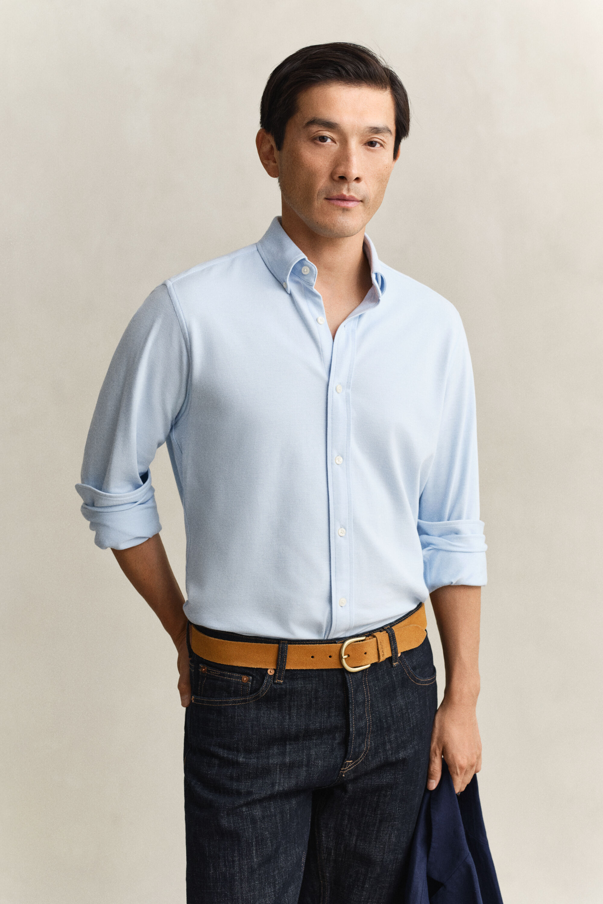 Pikeepaita joustavaa jerseyneulosta