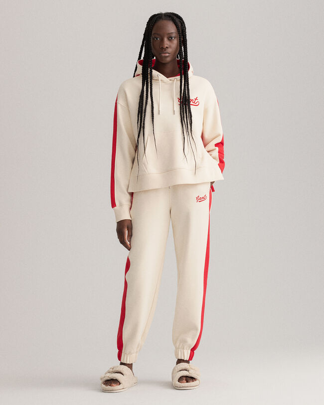 Monivärinen huppari