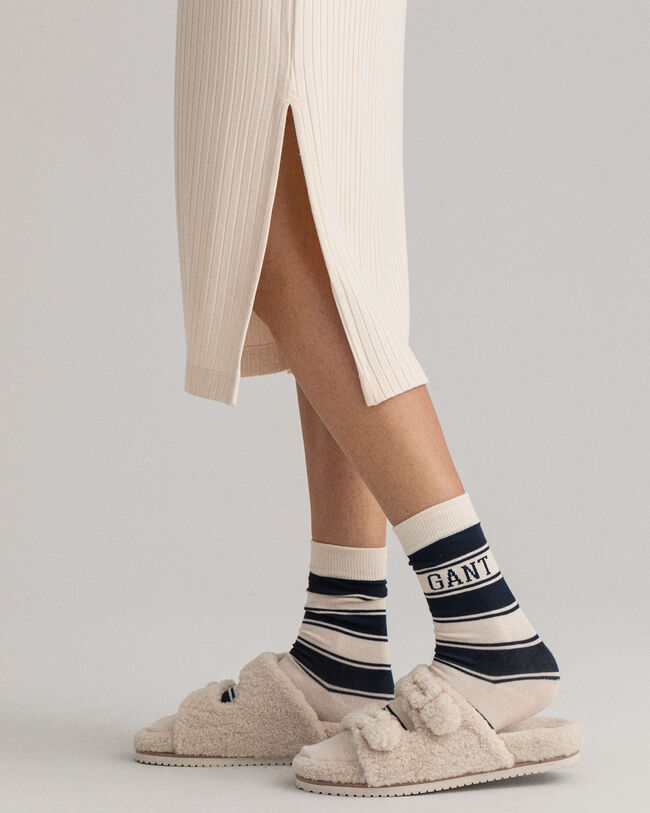 Jerseykankainen Detail-halkiomekko