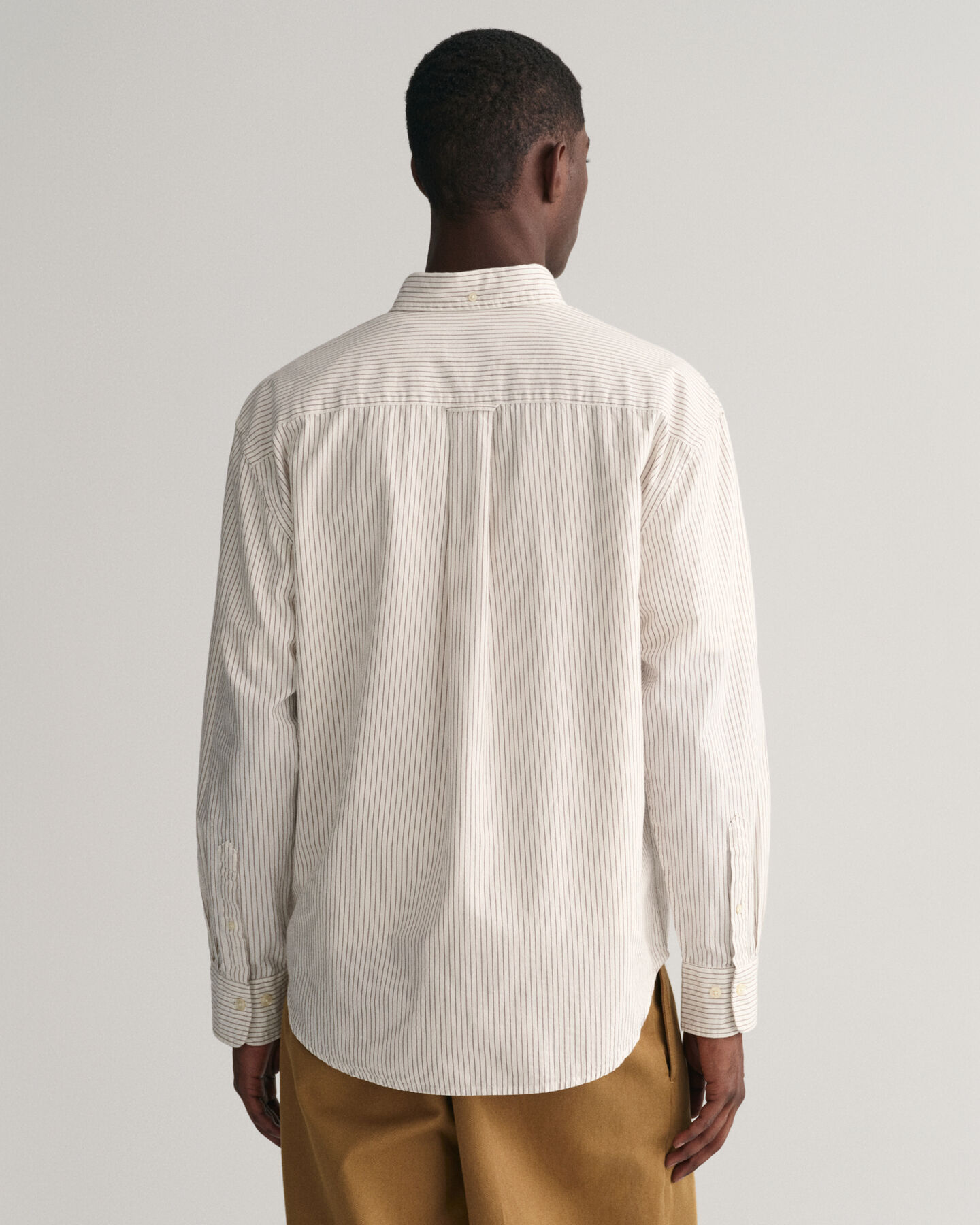 Relaxed&nbsp;fit ‑mitoitettu raidallinen Archive-oxford-paita