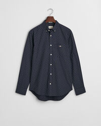 Regular fit ‑mitoitettu pikkukuvioinen paita