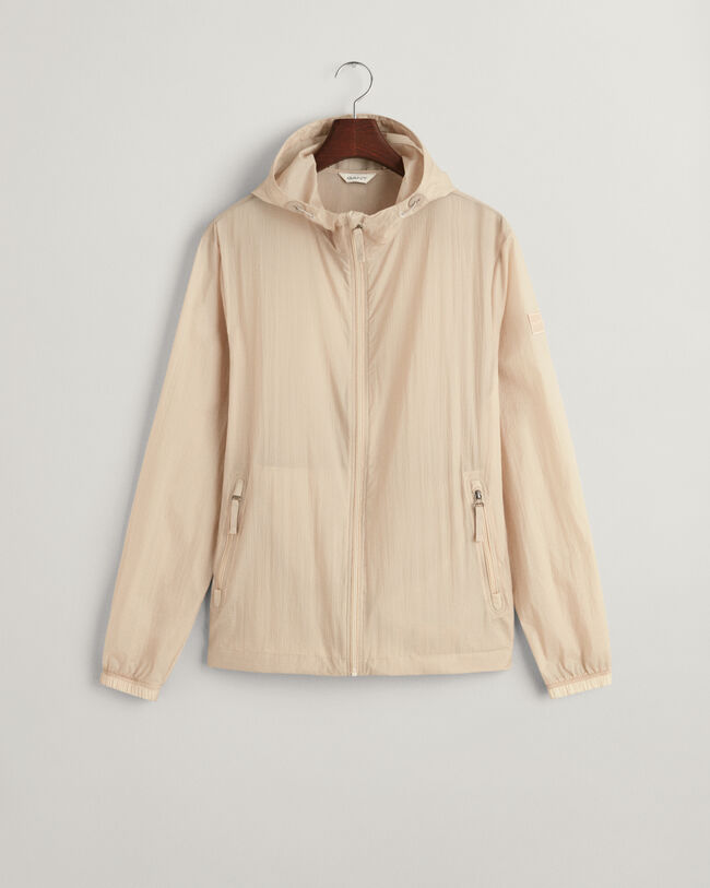 Taskuun pakattava kevyt Windbreaker-takki