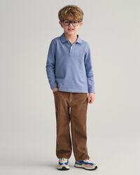 Kids-malliston pitk&auml;hihainen Shield-pikeepaita