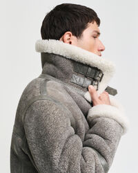 Shearling-takki