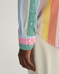 Regular fit ‑mitoitettu raidallinen oxford-paita