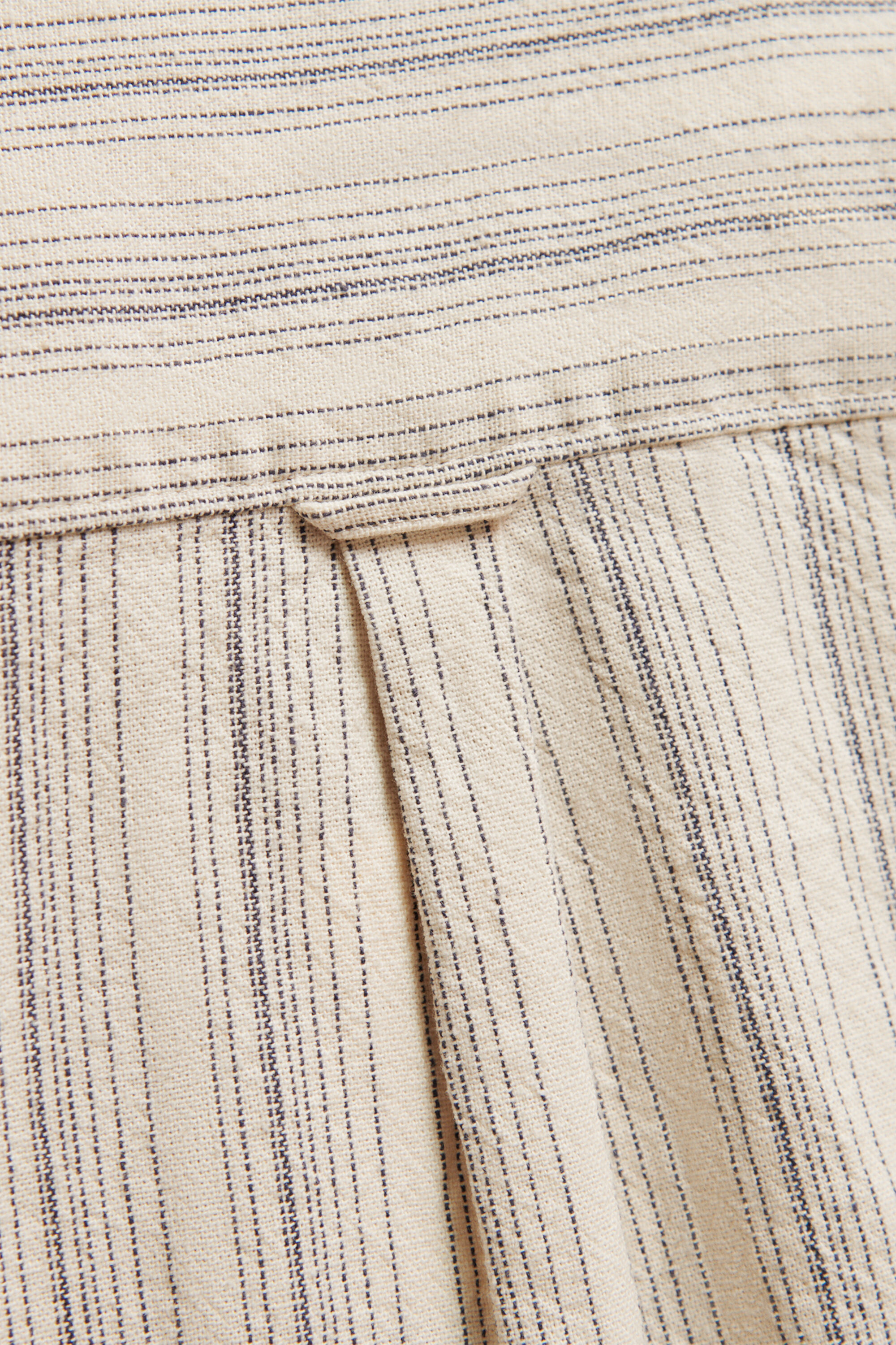 Teen Boys -malliston raidallinen pellavasekoitepaita