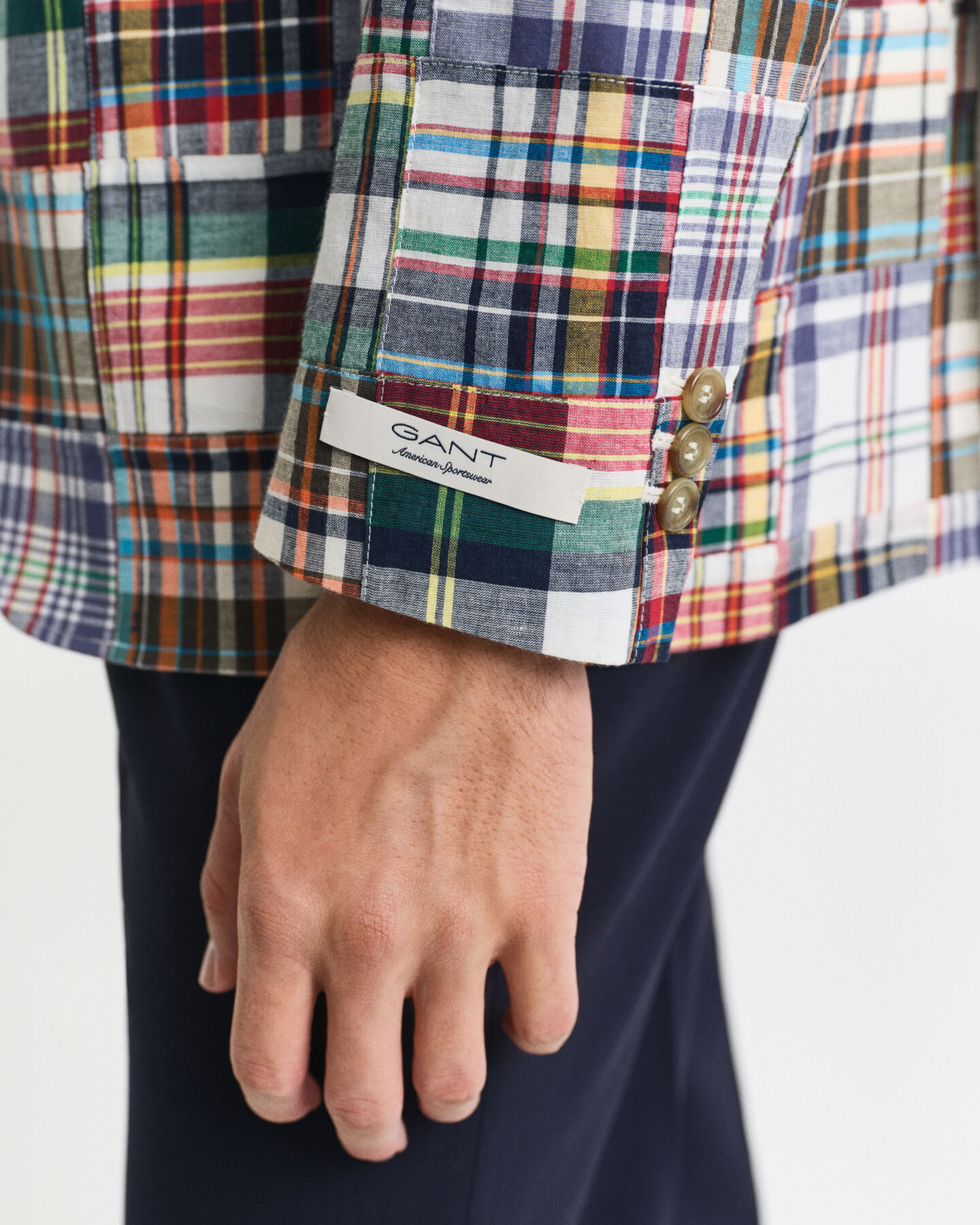 Regular fit -mitoitettu ruutubleiseri