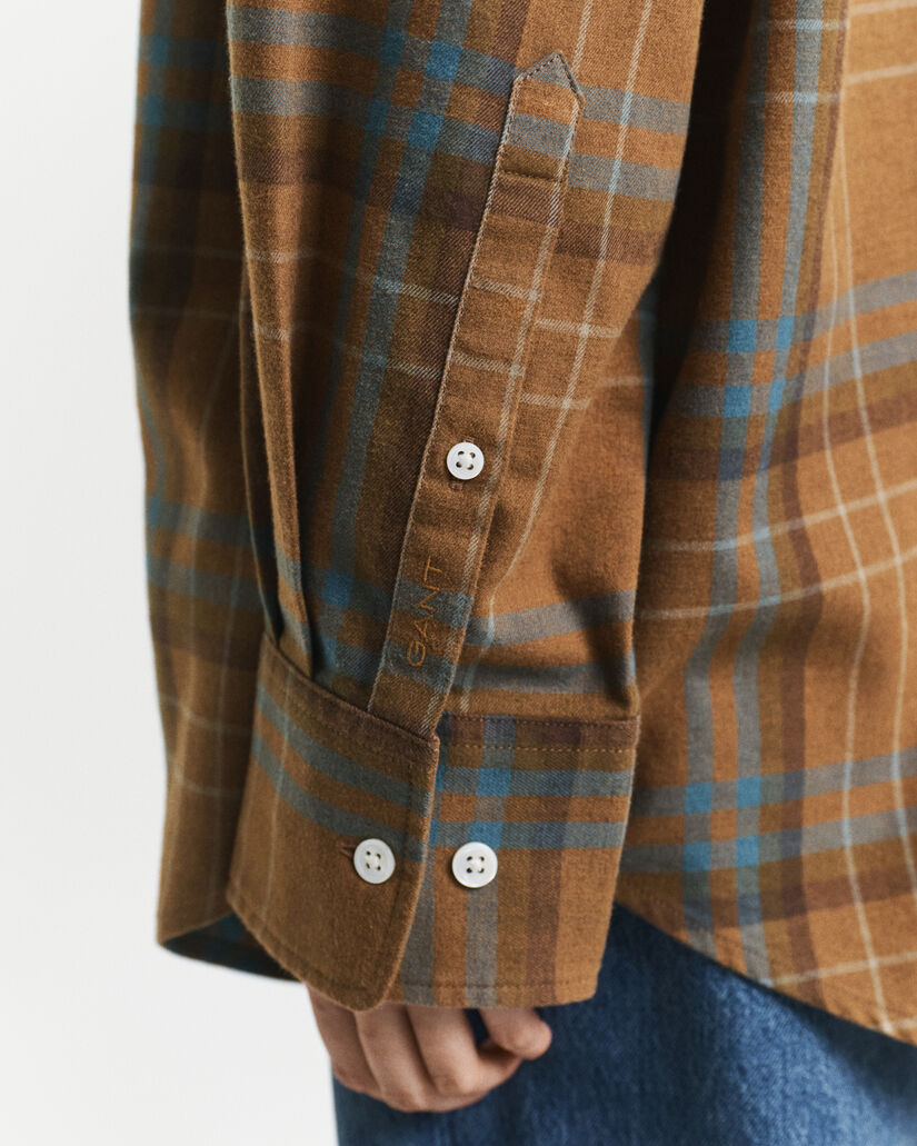 Oversized fit ‑mitoitettu ruutupaita