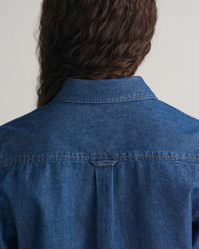 Regular fit ‑mitoitettu farkkupaita