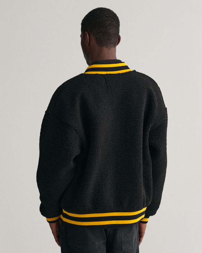 Fleecekankainen GANT Varsity Jacket ‑takki