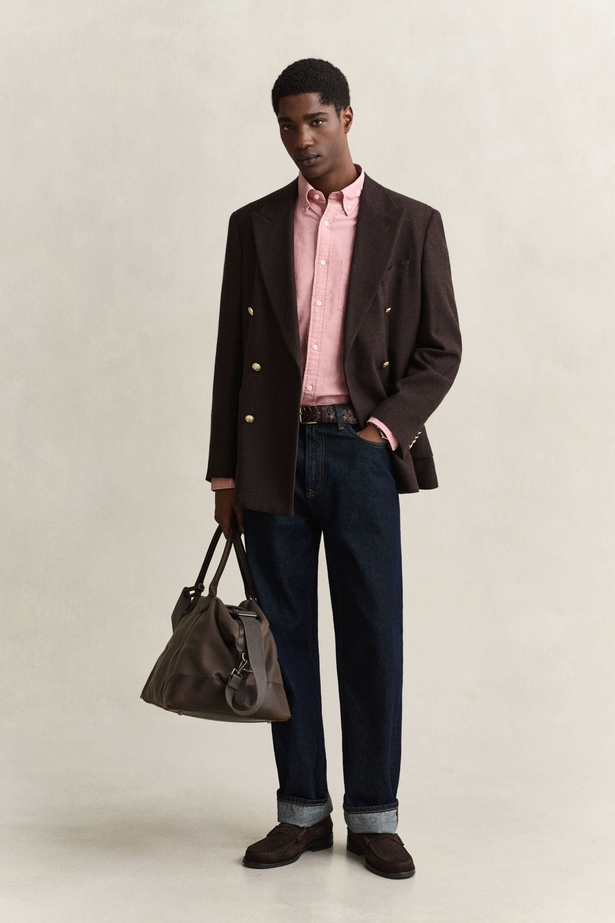 Regular fit ‑mitoitettu klassinen oxford-paita