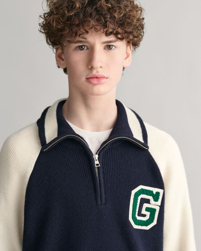 Teens-malliston GANT Varsity ‑neulepusero