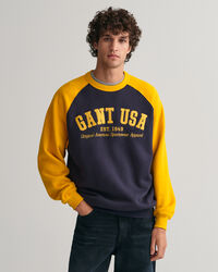 GANT USA ‑collegepaita, jossa pyöreä pääntie