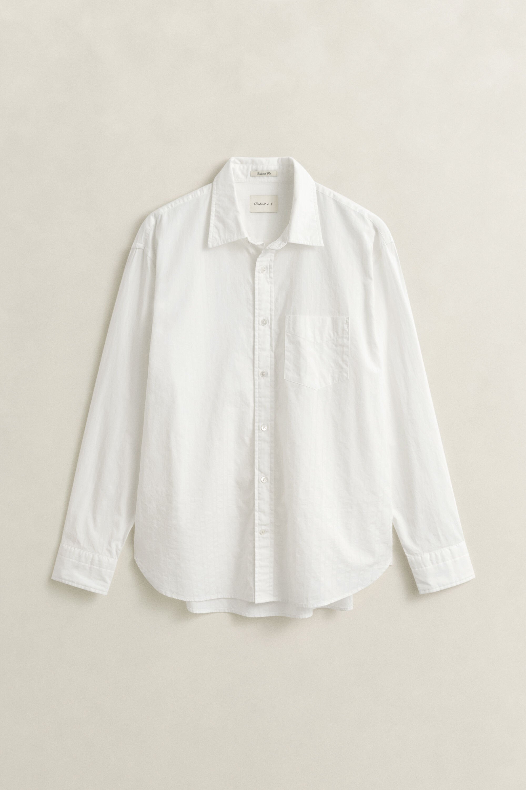 Dobby-raidallinen relaxed fit ‑mitoitettu paita