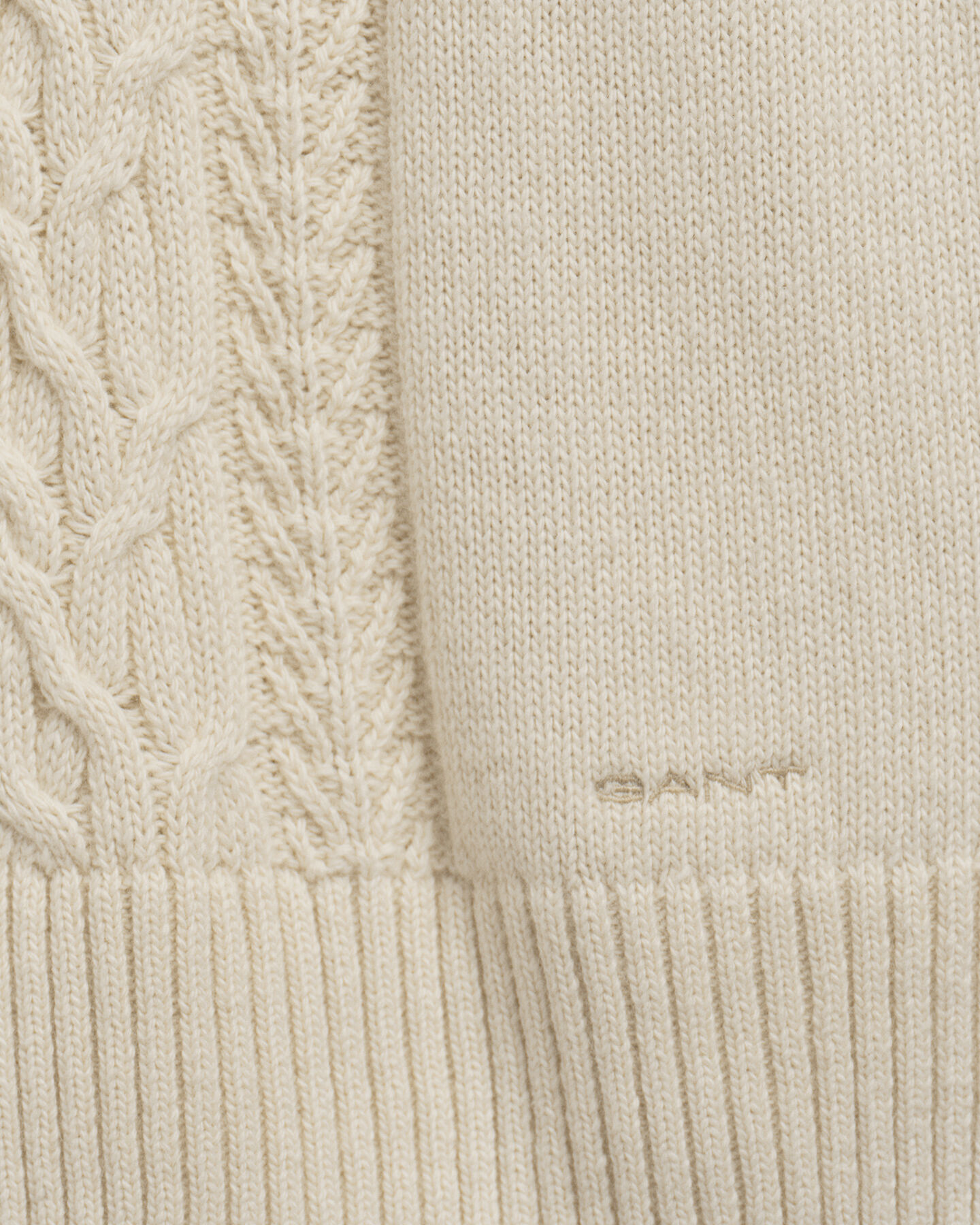 Teen Girls ‑malliston paksu palmikkokuvioitu pooloneulepusero