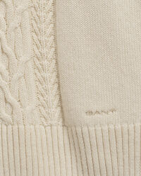 Teen Girls ‑malliston paksu palmikkokuvioitu pooloneulepusero