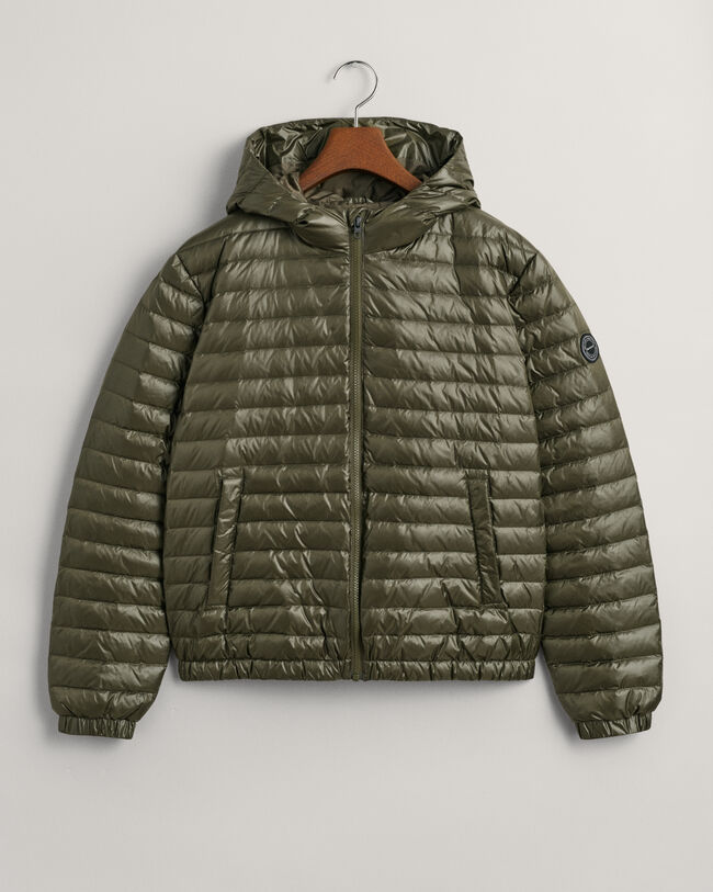 Teens-malliston Shiny-kevytuntuvatakki