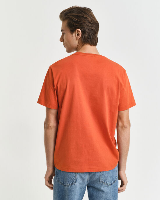 Regular fit ‑mitoitettu Shield-t‑paita