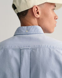 Regular&nbsp;fit ‑mitoitettu paita harjatusta oxford-kankaasta