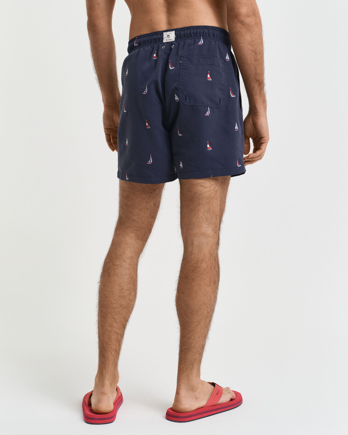Boat Embroidered ‑uimashortsit