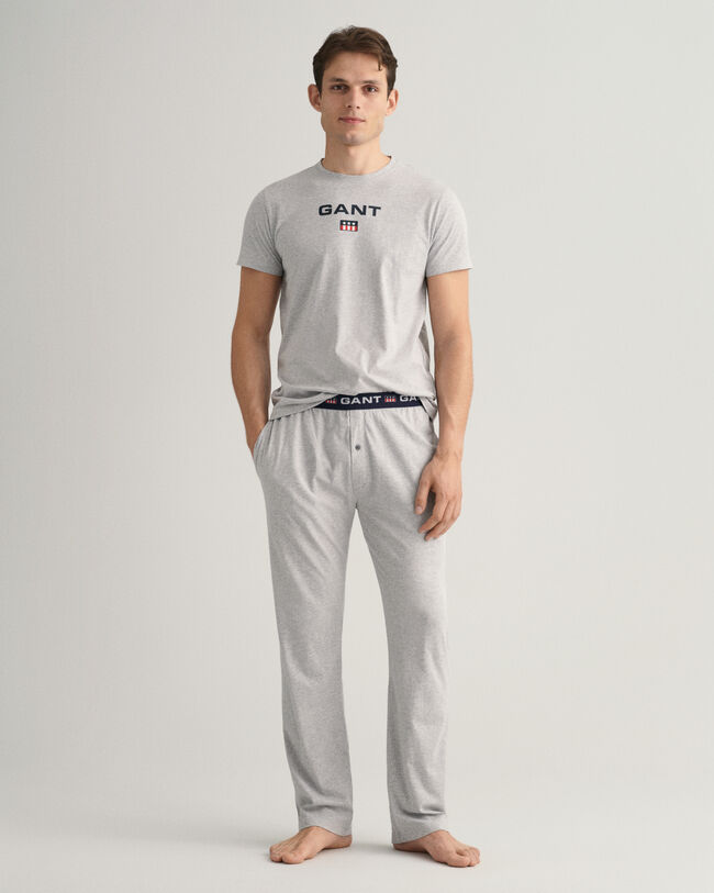 Pyjamahousut jerseyneulosta