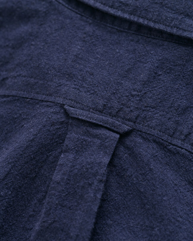 Kids-malliston lyhythihainen puuvilla-pellavapaita