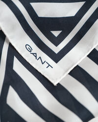 Printtikuvioitu Chevron-silkkihuivi