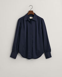 Regular fit ‑mitoitettu satiinipaita