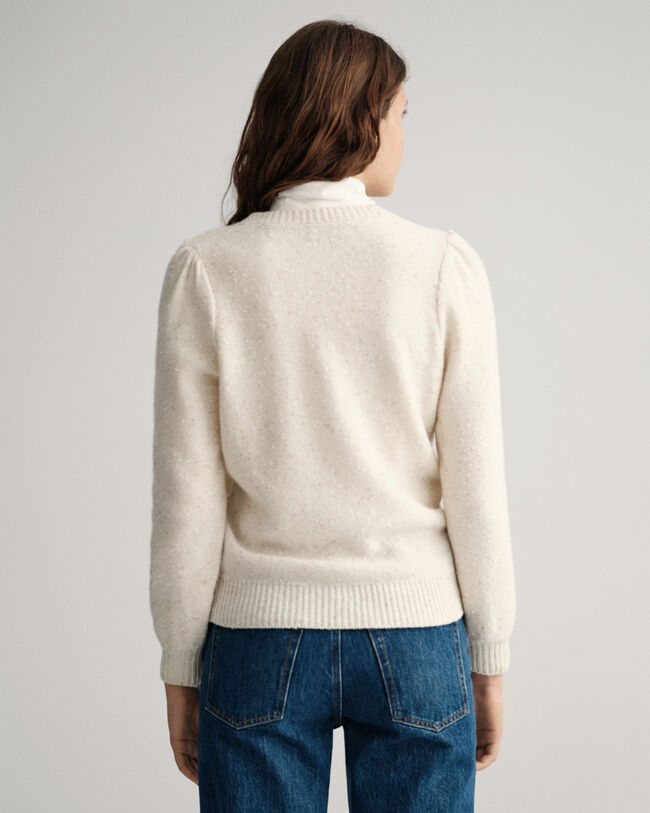 Sparkling-neuletakki, py&ouml;re&auml; p&auml;&auml;ntie