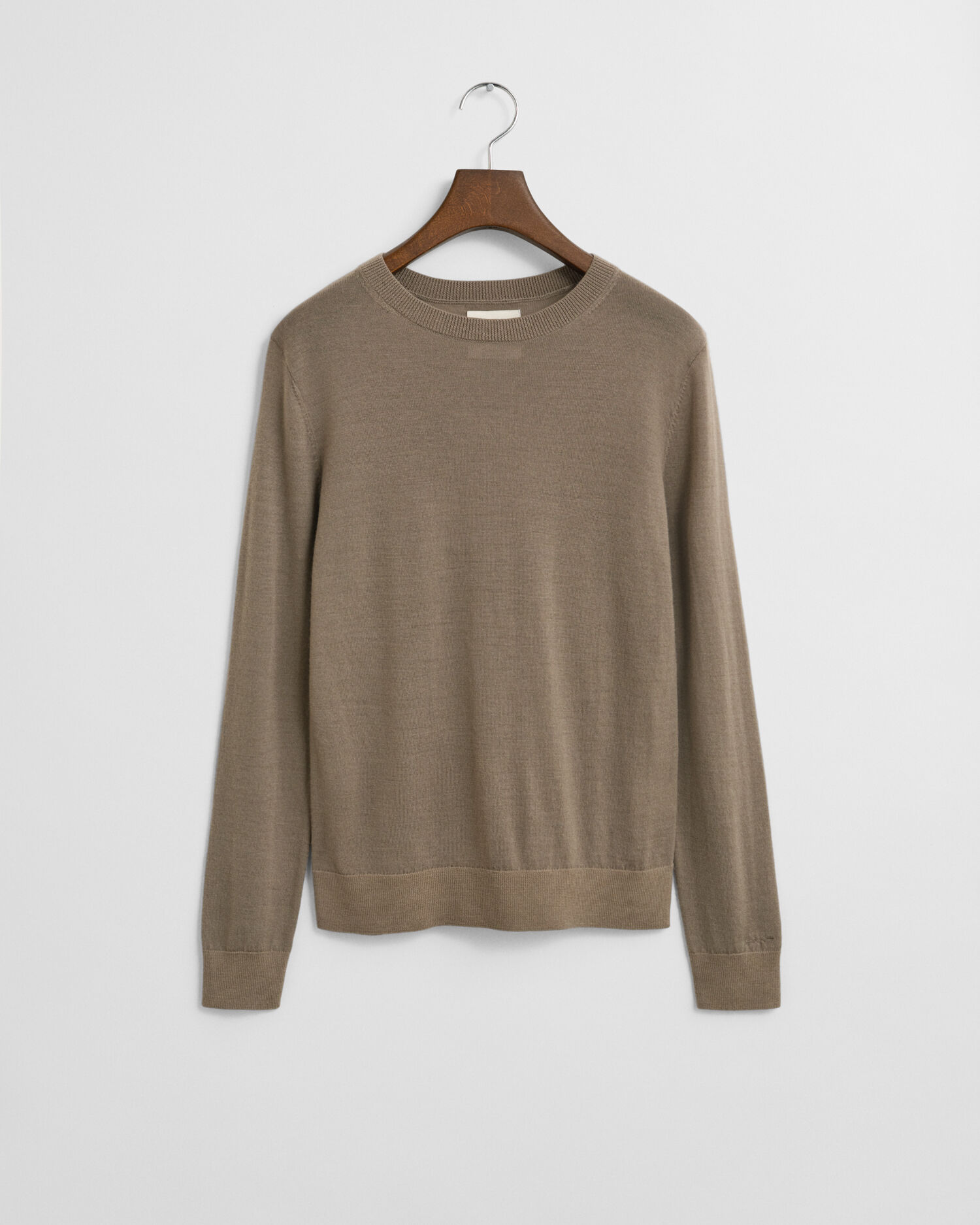 Ohut merinovillaneule, pyöreä pääntie