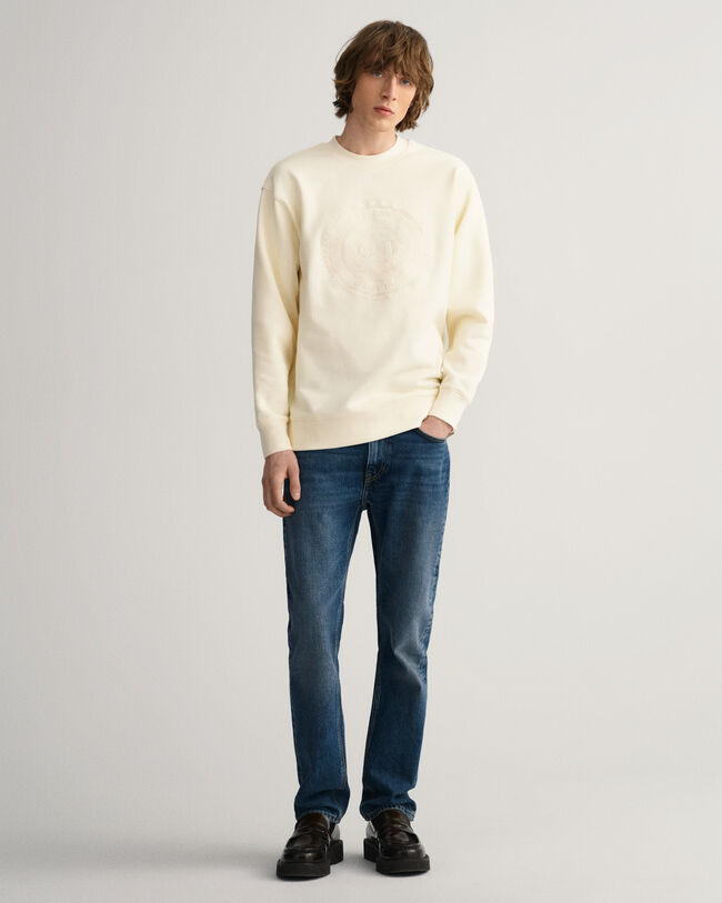 Monogram-collegepaita, py&ouml;re&auml; p&auml;&auml;ntie