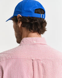 Regular fit ‑mitoitettu seersucker-raitapaita