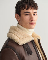 Shearling-takki
