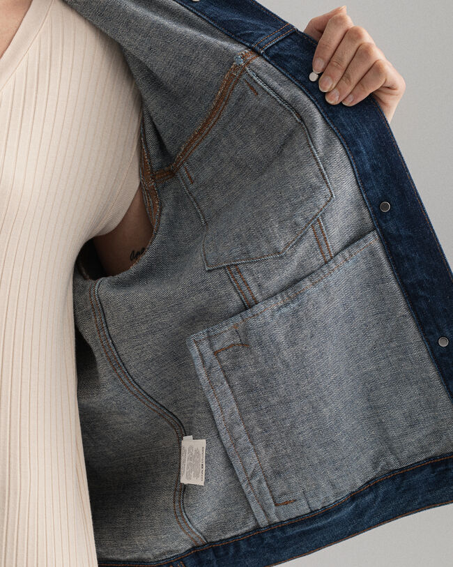 Ylisuuri farkkutakki