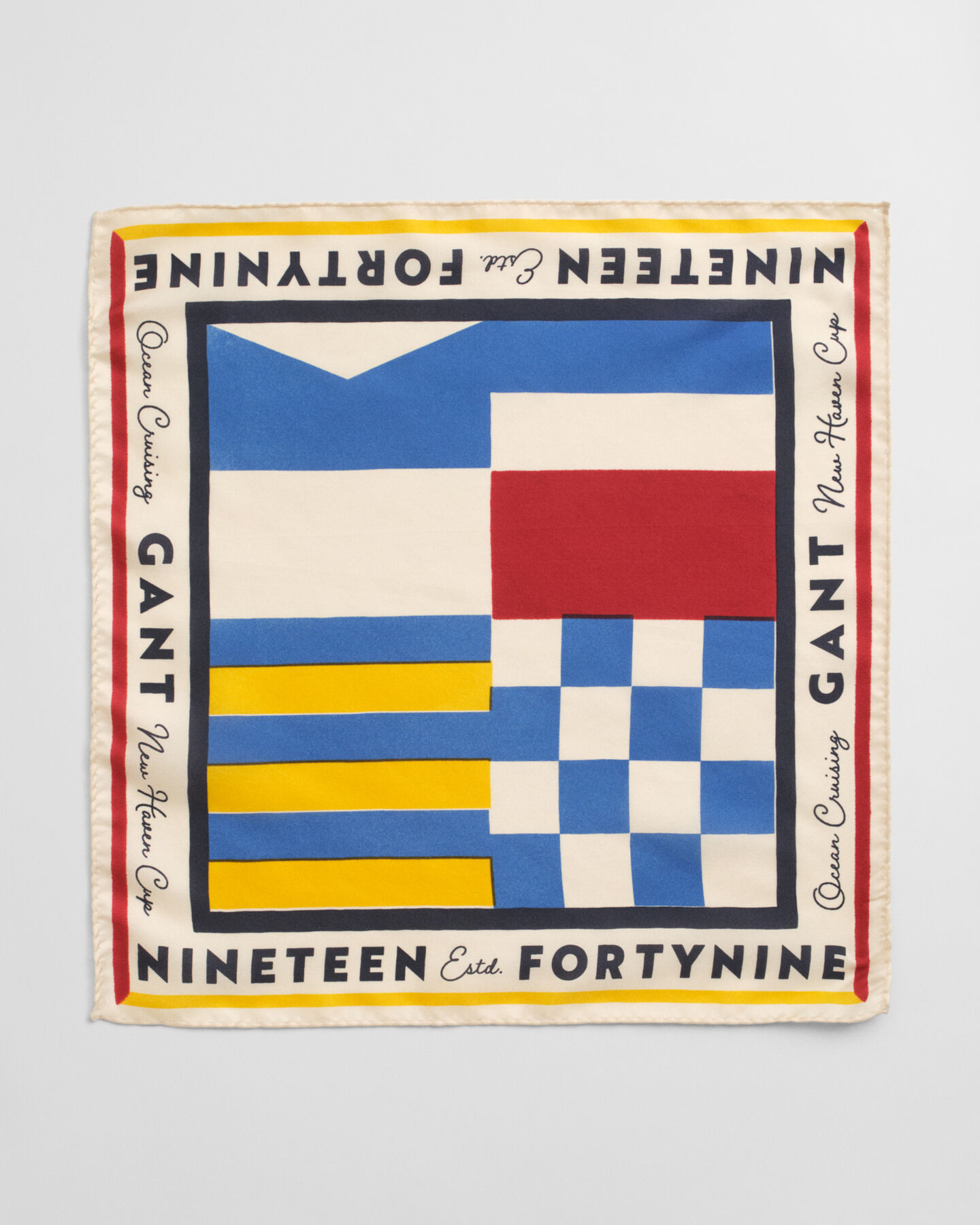 Printtikuvioitu Signal Flag -taskuliina
