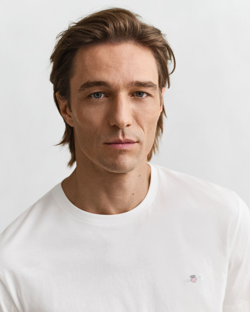 Regular fit ‑mitoitettu Shield-t‑paita