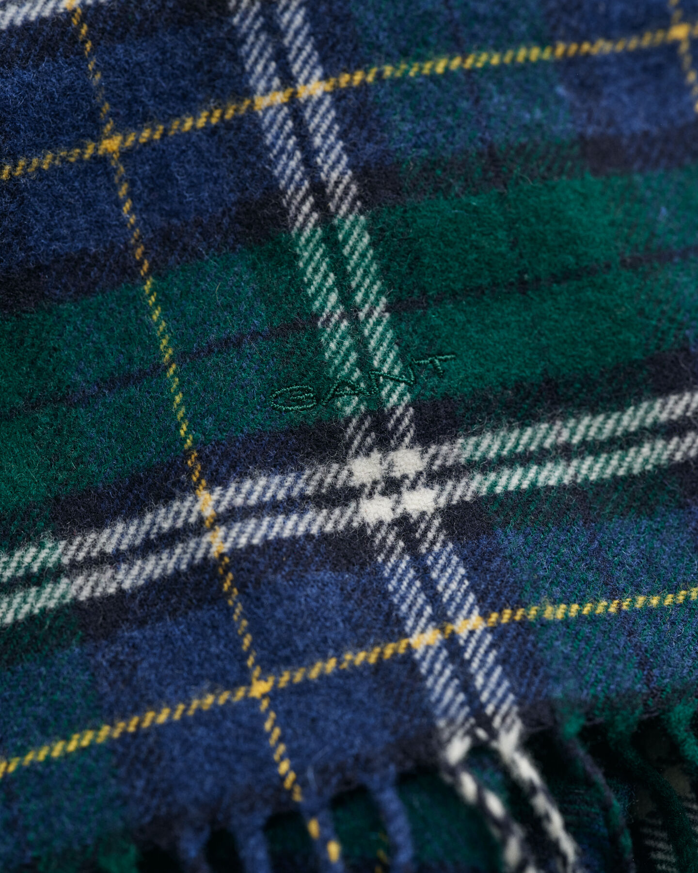 Monisävyinen ruutuhuivi