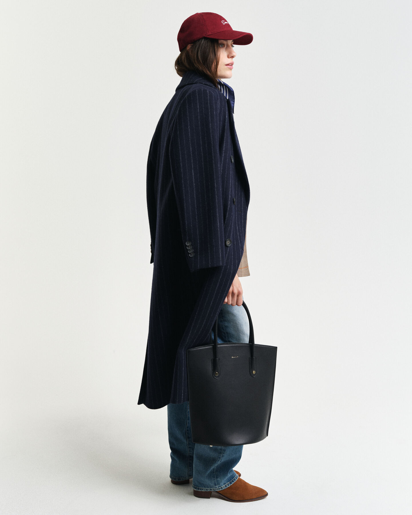 Nahkainen ostoskassi