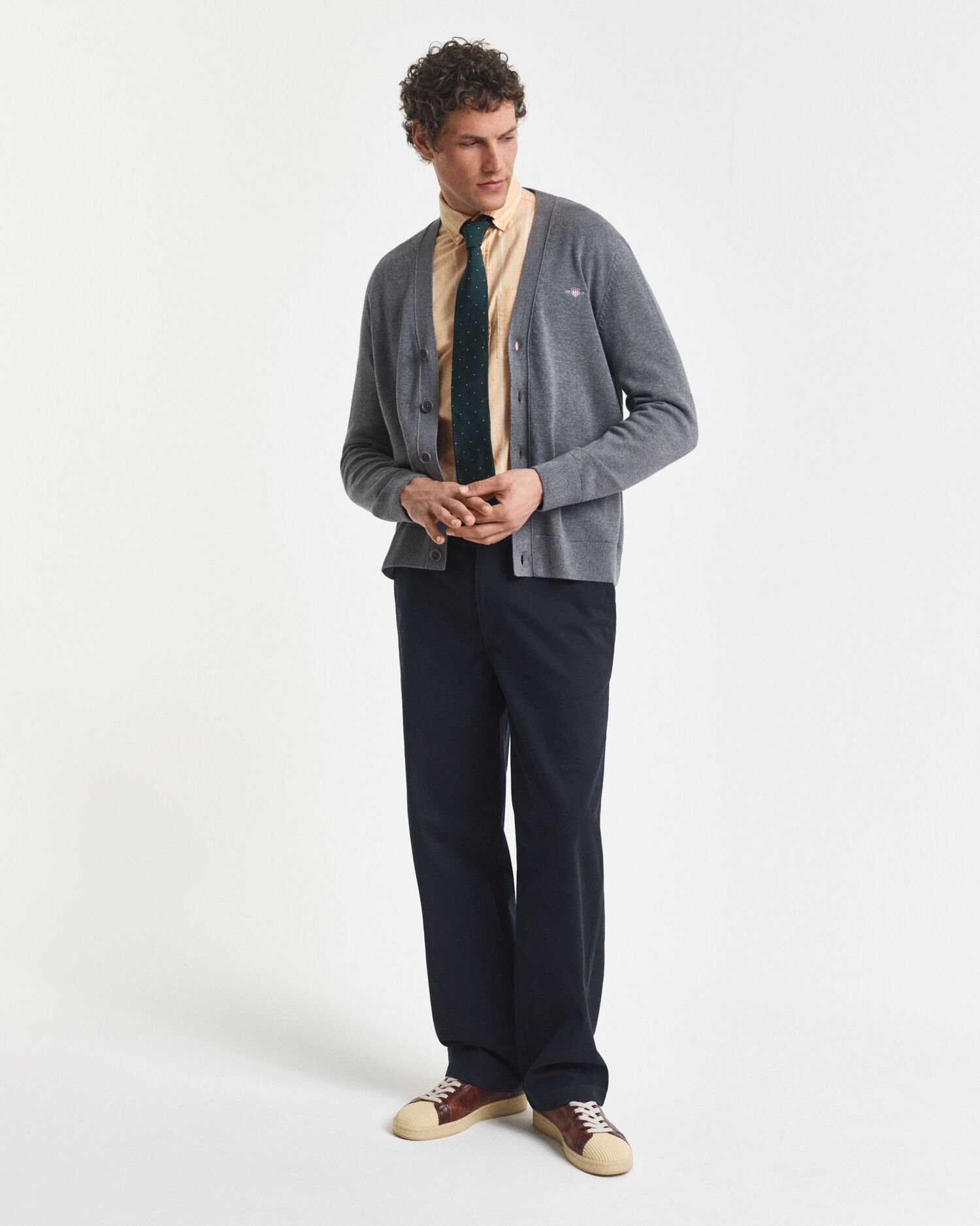 Casual-puuvillaneuletakki