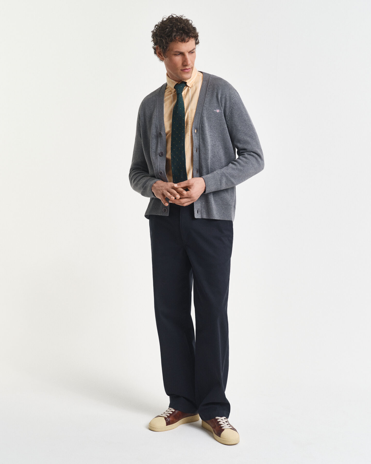 Casual-puuvillaneuletakki