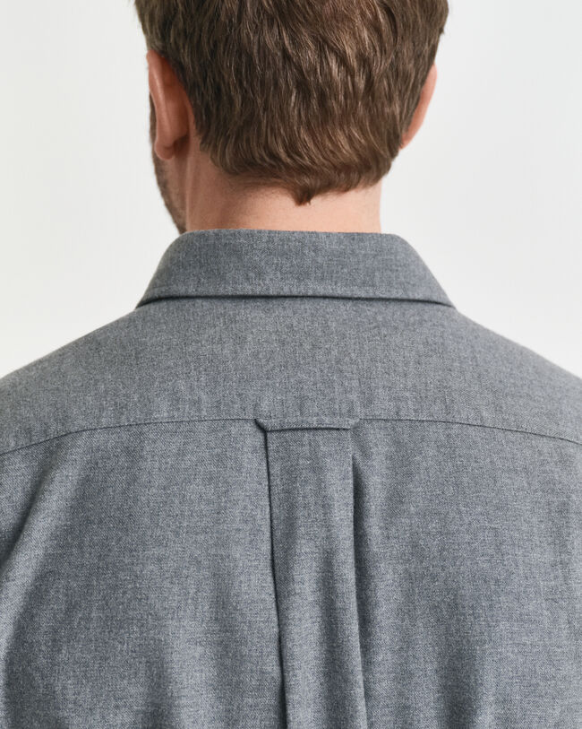 Regular fit ‑mitoitettu meleerattu flanellipaita