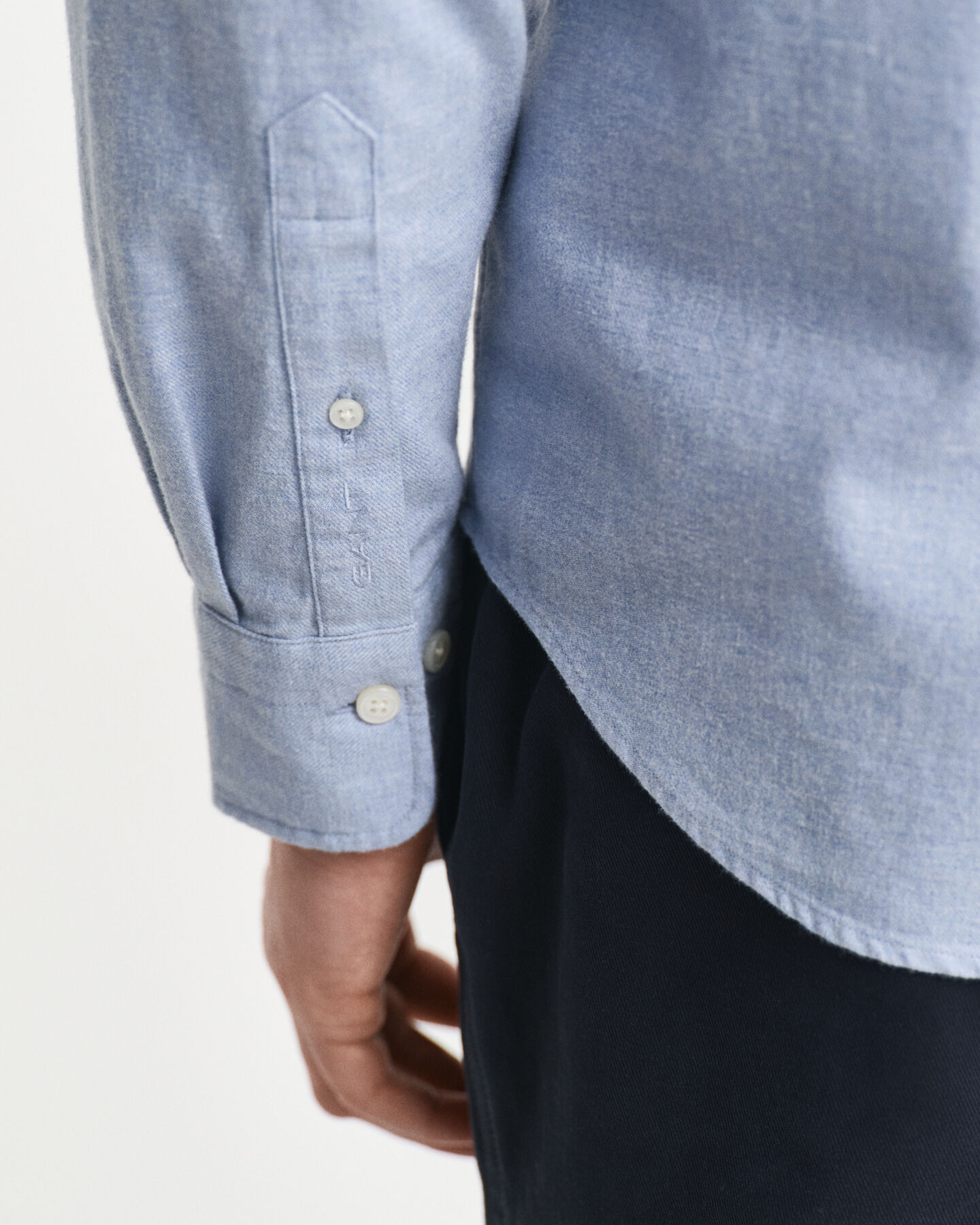 Regular fit ‑mitoitettu meleerattu flanellipaita