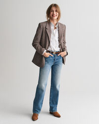 Regular fit ‑mitoitettu raidallinen Archive-oxford-paita